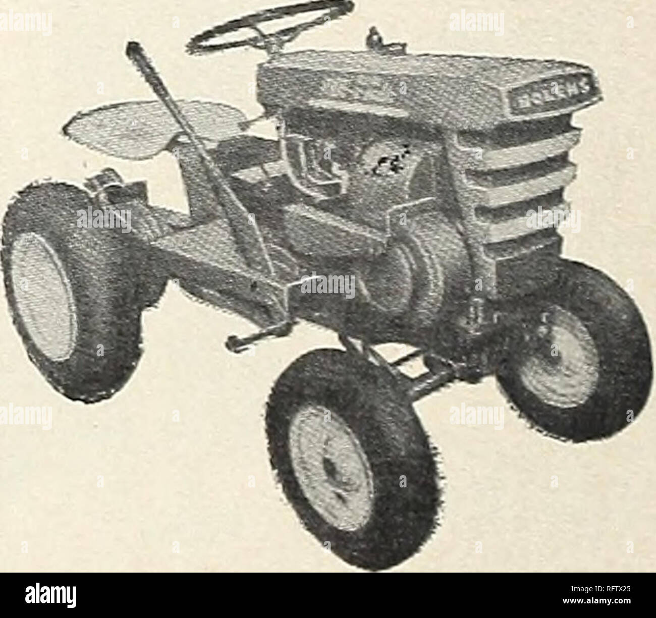 . Capitol city semi per 1961. Vivai (orticoltura) cataloghi; lampadine (piante) cataloghi; Verdure cataloghi; utensili da giardino cataloghi; semi cataloghi. Versa-matic drive offre infinitamente ho la retromarcia. Questa unità offre anche un po di rispondere ad una necessità da lungo tempo sentita di una maggiore r gancio rapido con attacco a scatto per venience. Trattore, 4 H.P. S320.00. Allegati: ARATRO $42.50; in un coltivatore con strumenti S43.50; erpice a dischi S43.50; Barra falce $103.50; 30-in. Tipo di aspo Tosaerba $125.00; falciatrice rotativa $72,50; spazzaneve $29.50. Altri accessori disponibili. Tutte le fase fob Washington, D. C. ariable velocità di avanzamento onu controllabile Foto Stock