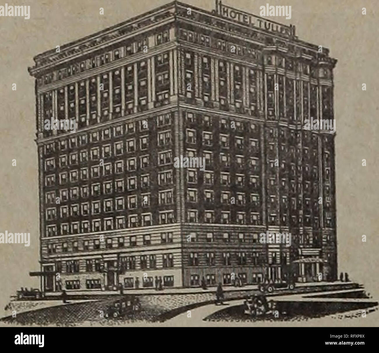 . Canadian Forest industries luglio-dicembre 1921. Macchinoso; le foreste e la silvicoltura; prodotti di foresta; polpa di legno Industria; legno industrie utilizzatrici. 72 CANADA LUMBERMAN. Hotel Tuller Detroit, Michigan. 600 camere bagni 600 $2.50 fino, Singolo $4,50, doppi agenti' camere campione $5.00 al giorno sede a Detroit per Old Colony Club Motion Picture espositori' Association Detroit Automobile Club di Detroit Club di trasporto Table D'Hote Cena di $ 1,50 e $ 1,75 uomini di affari di pranzo di 75c. Cafe A La Carte caff uomini'sgriglia. Si prega di notare che queste immagini vengono estratte dalla pagina sottoposta a scansione immagini che possono avere b Foto Stock