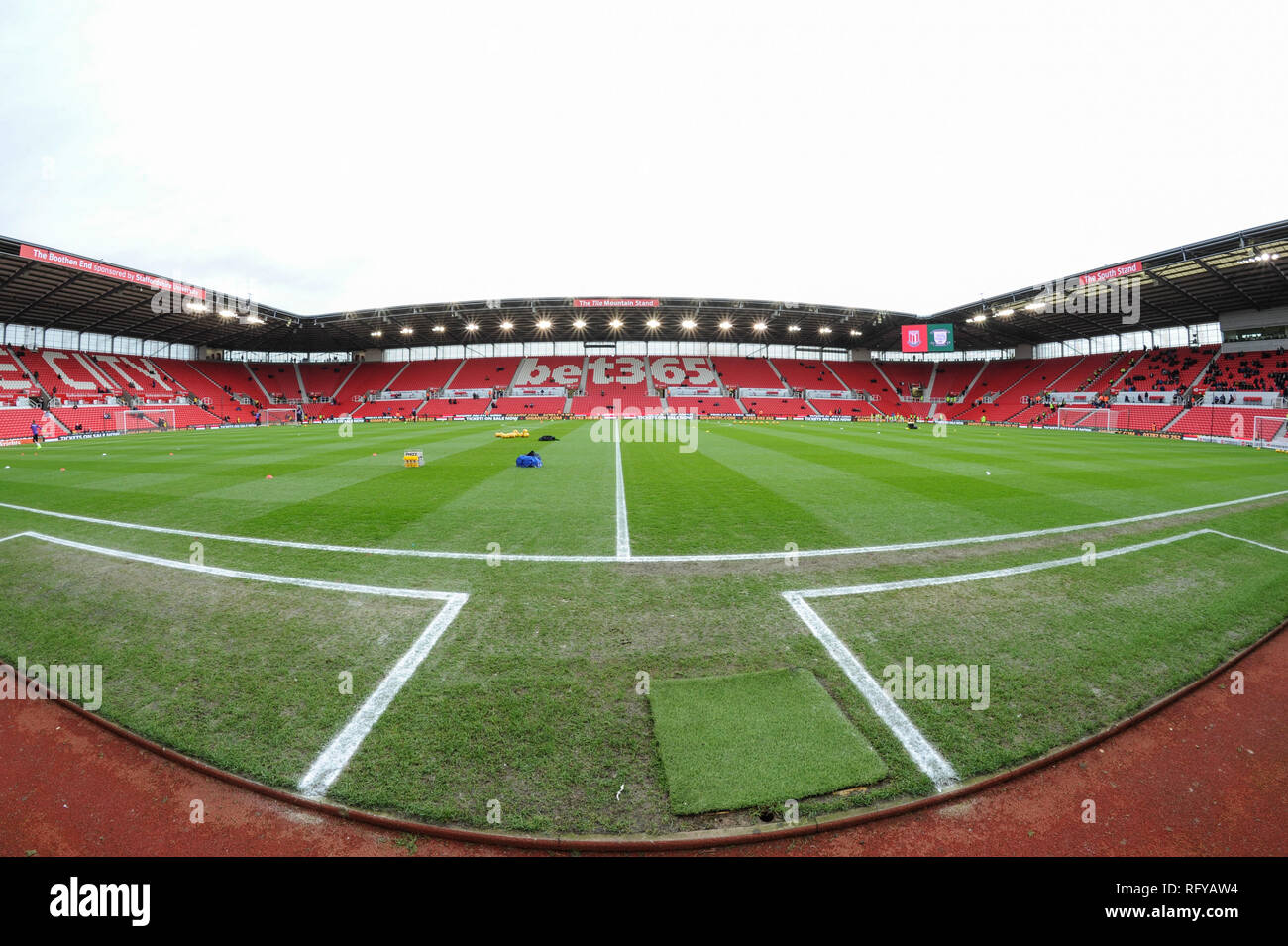 26 gennaio 2019, Bet 365 Stadium, Stoke-on-Trent, Inghilterra; Sky scommessa campionato, Stoke City vs Preston North End ; una vista della scommessa 365 Stadium. Credito: Richard Long/News immagini English Football League immagini sono soggette a licenza DataCo Foto Stock