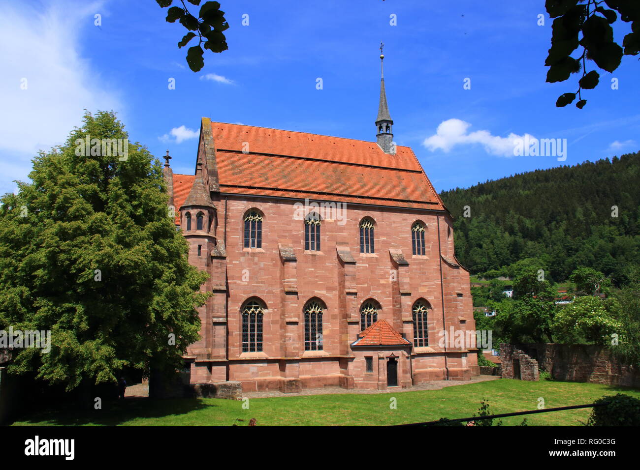 Pietro e Paolo chiesa nel monastero di Hirsau Foto Stock