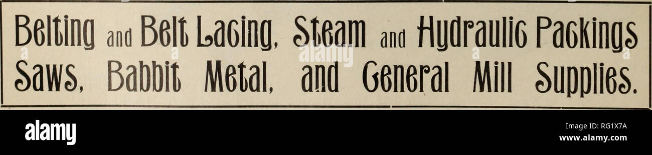 . Canadian Forest industries 1907. Macchinoso; le foreste e la silvicoltura; prodotti di foresta; polpa di legno Industria; legno industrie utilizzatrici. Dimensioni della parte superiore, 54 pollici per 30 pollici; Dimensione ot forno, 24 pollici, 28 cm di profondità e 16 pollici alto; scatola di fuoco, 28 pollici, -Legno. Questa gamma è il Rame di grandi dimensioni Reser- voir e dà il pieno utilizzo della lop per scopi di ebollizione. Esso ha una capacità di cucinare per sessanta uomini. Per garantire risultati ottimali impostare stufa in scatola di sabbia. L'ordinazione di scatola di fuoco lin- rali, membro se lungo o corto sbarre di grata. Pesa Quattro cento e cinquanta sterline fabbricato da ADAM HALL, ""oVt0"0 Foto Stock