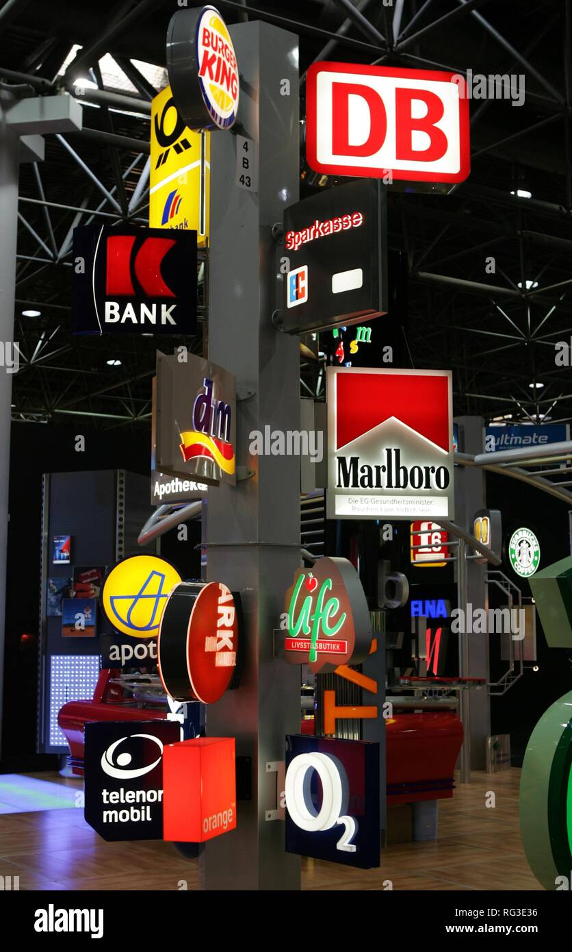 DEU, Germania, Duesseldorf. : Euroshop, la fiera per shopfitting, apparecchiature del negozio, visual merchandising, promozione Foto Stock
