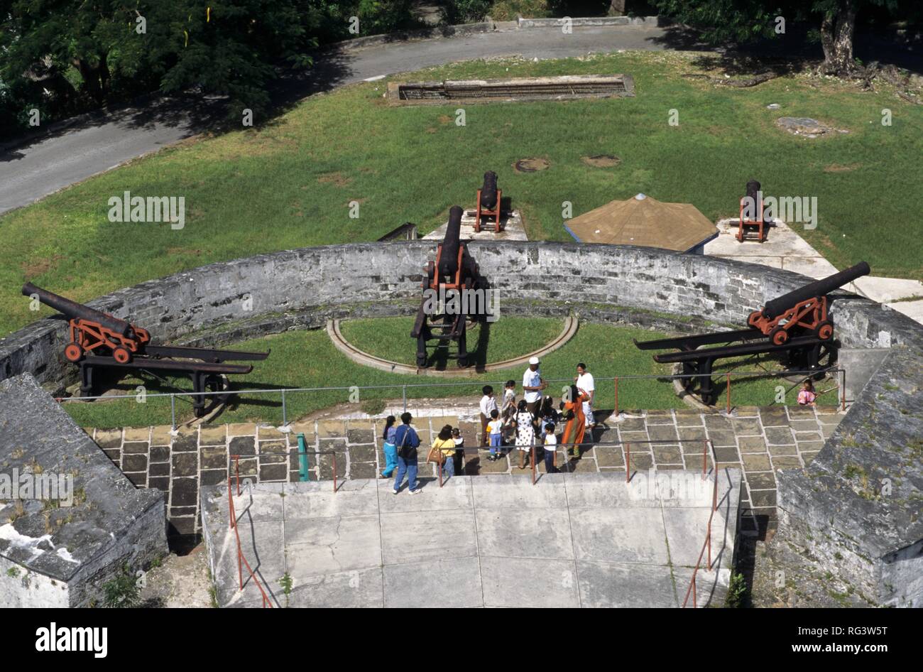 BHS, Bahamas, New Providence, Nassau: Fort Fincastle. Stato indipendente nel West Indies, membro del Comonwealth delle nazioni. Foto Stock