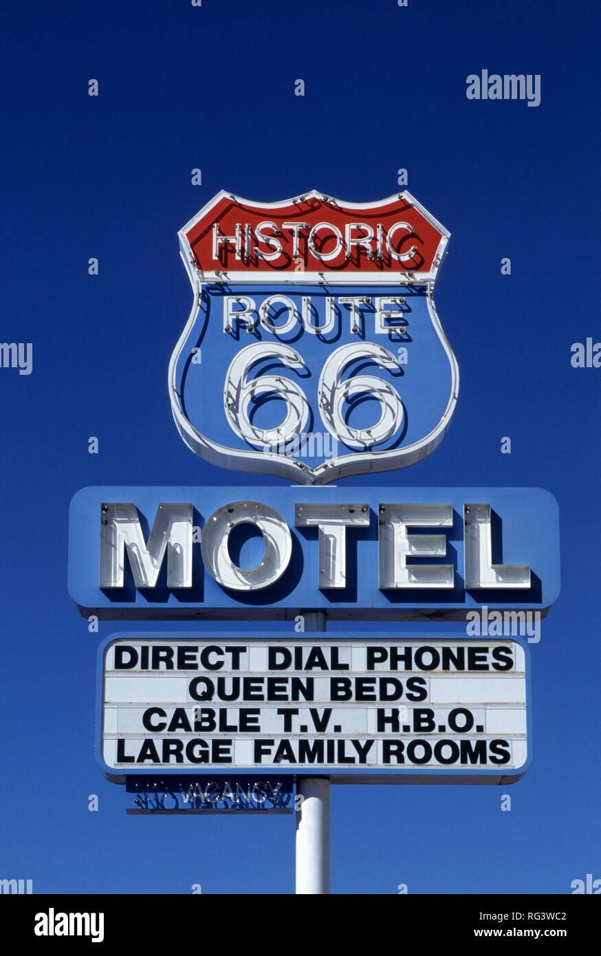 Stati Uniti d'America, Stati Uniti d'America, Arizona: la Storica Route 66, vicino Seligman. Foto Stock