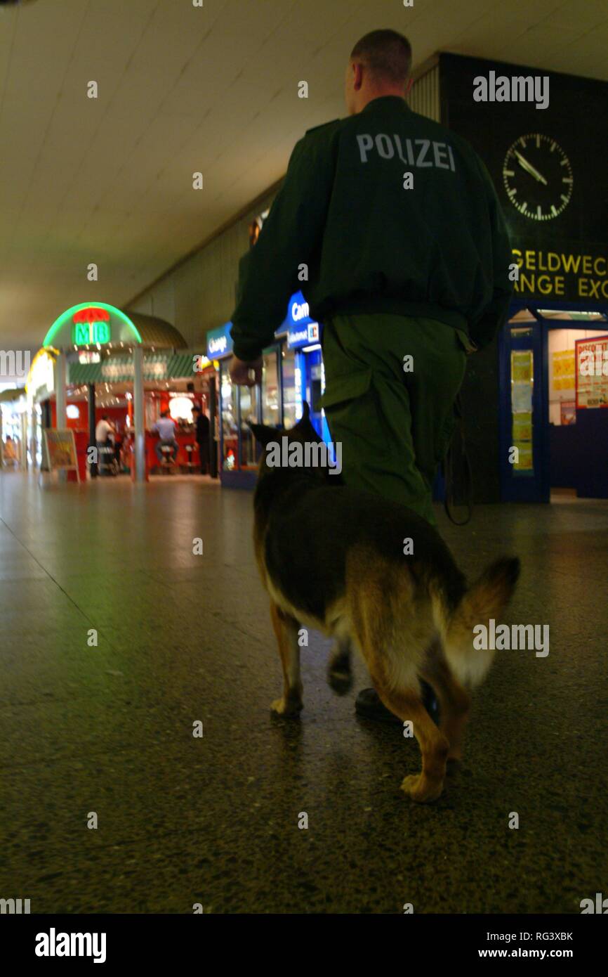 DEU, Germania, NRW: cani di polizia, K9 unità di pattuglia. Foto Stock