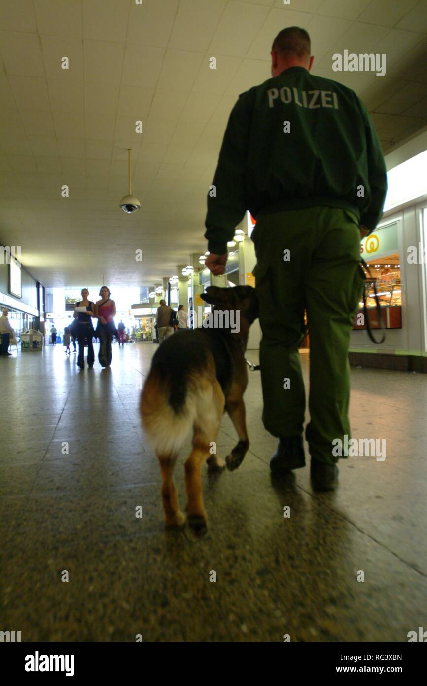 DEU, Germania, NRW: cani di polizia, K9 unità di pattuglia. Foto Stock