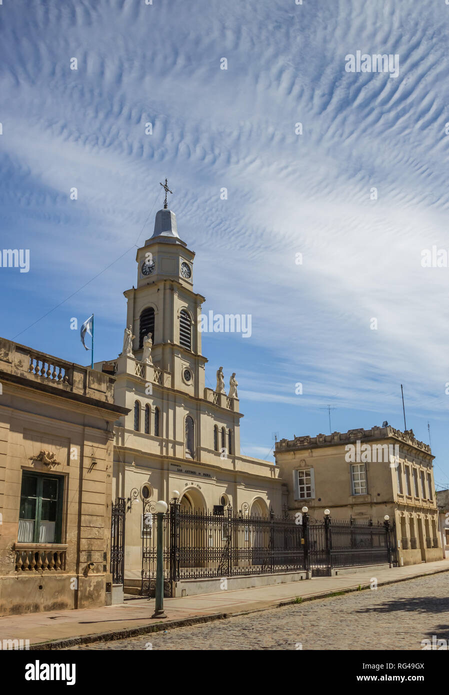 Chiesa nel centro di San Antonio de Areco, Argentina Foto Stock