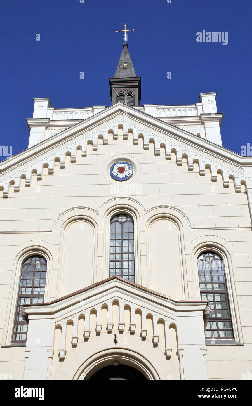 Chiesa evangelica (di Miklós Ybl 1803), Kecskemét, Bács-Kiskun, Ungheria, Magyarország, Europa Foto Stock