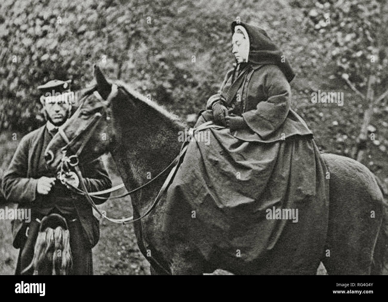 John Brown (8 dicembre 1826 Ð 27 marzo 1883) era un scozzese responsabile personale e dei preferiti di Queen Victoria per molti anni. Scansionata da materiale di immagine negli archivi della stampa Ritratto - Servizio (ex premere ritratto Bureau). Foto Stock
