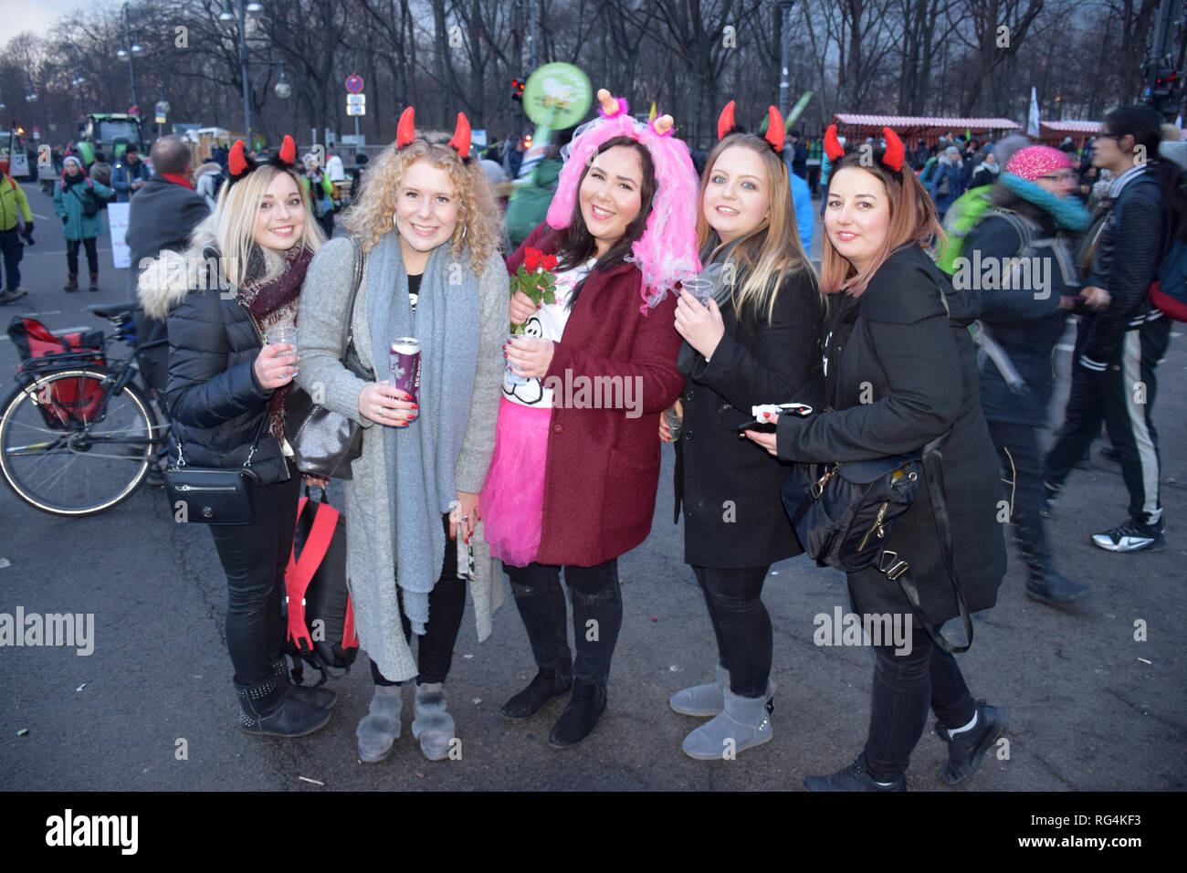 Hen Party, Berlino, Germania gennaio 2019 Foto Stock