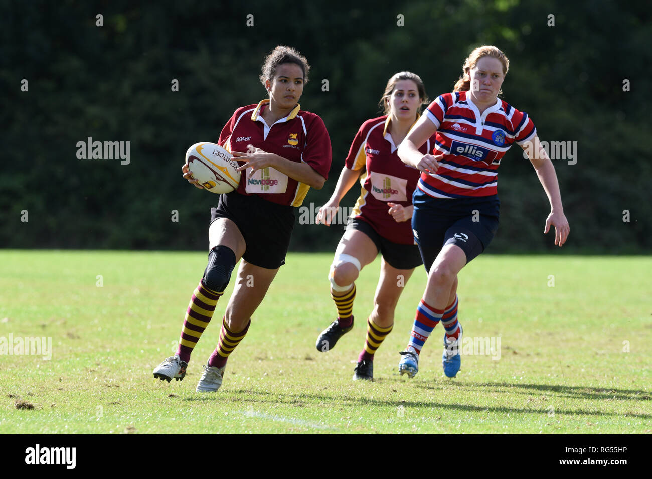 Onorevoli amatoriale Rugby Union Foto Stock