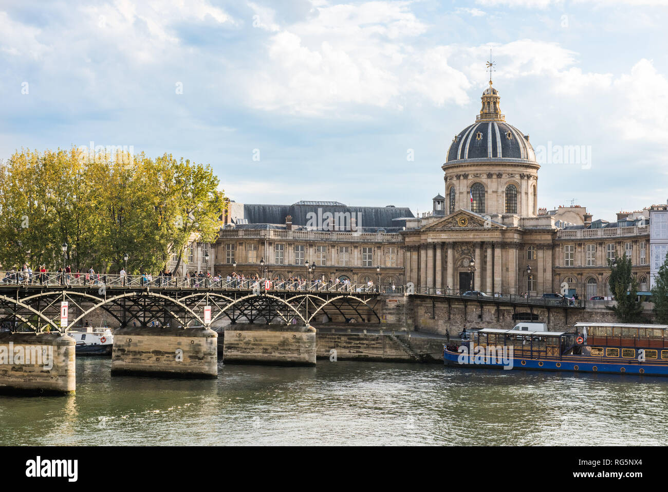 Il fiume Senna, Paris, Francia - Viaggiare in Europa Foto Stock