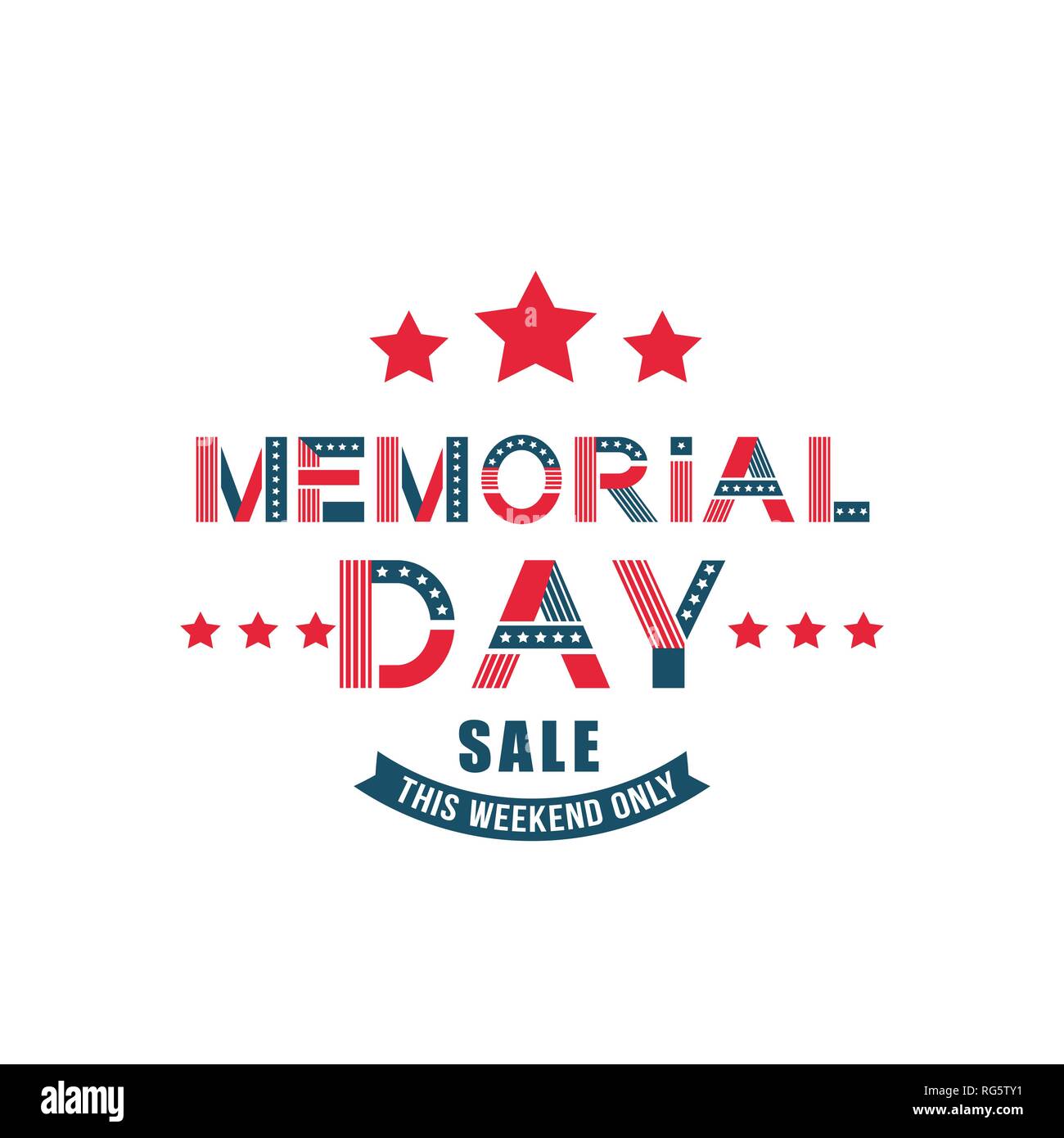 Il memorial day, ricordare e onorare usa vacanza patriottica Illustrazione Vettoriale