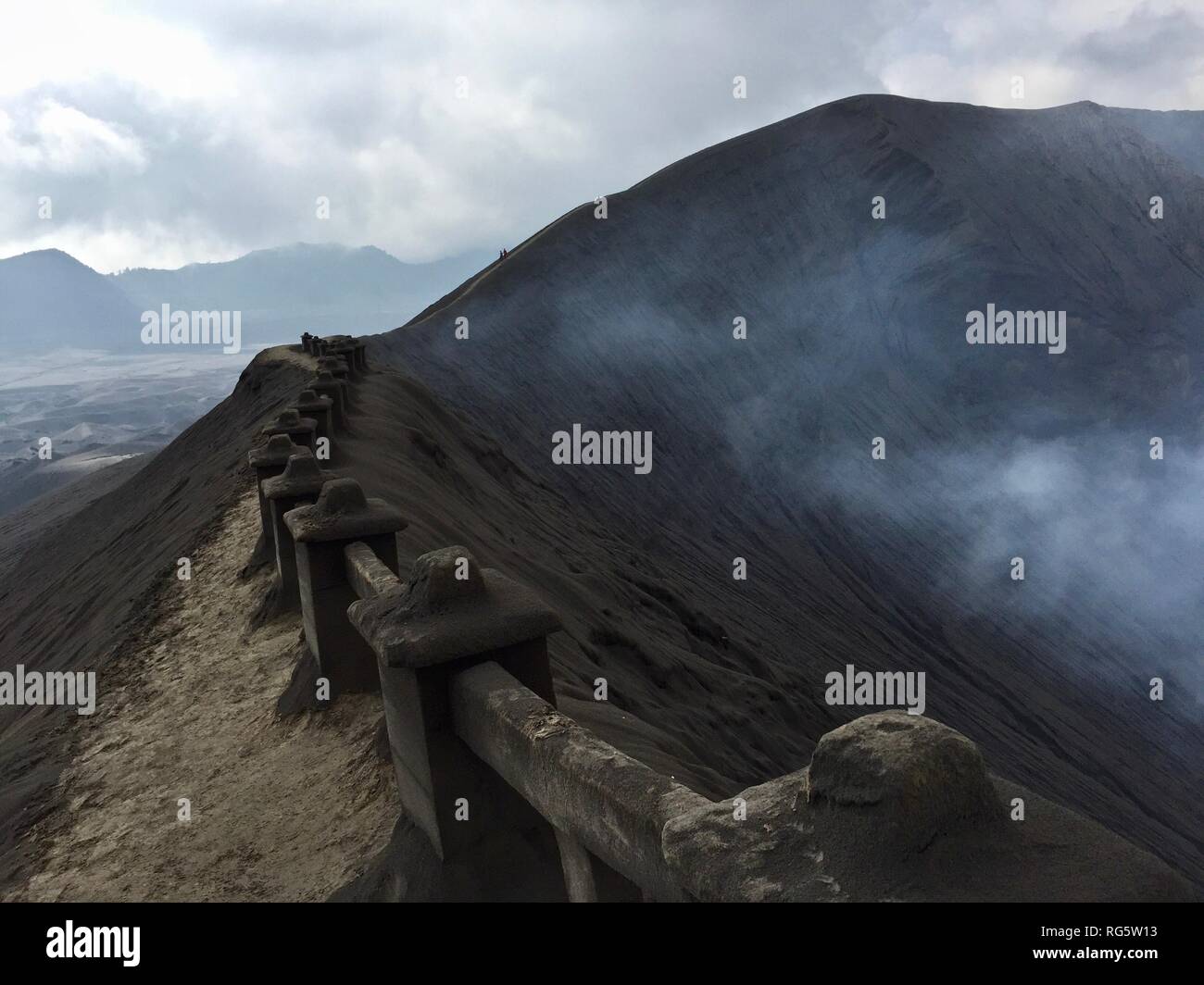 Monte Bromo Indonesia Foto Stock