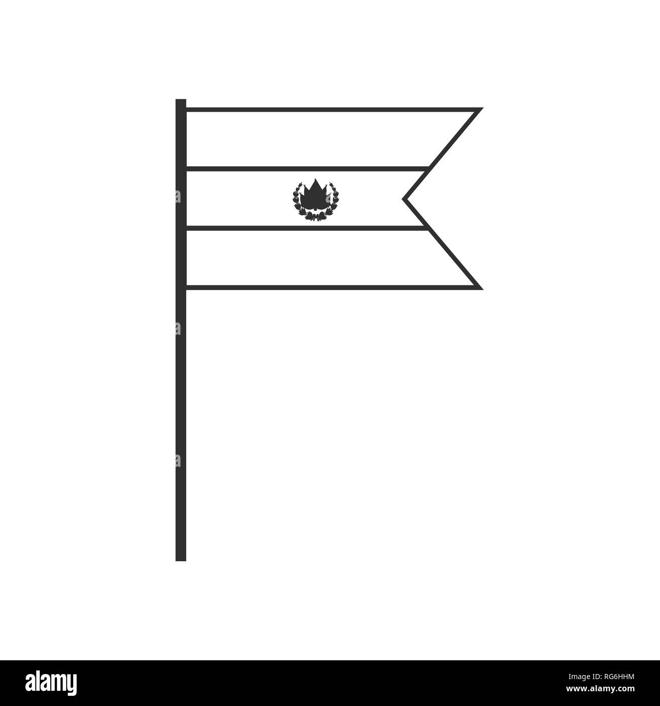 bandiera del salvador - 1 National flag of el salvador Foto e Immagini Stock in Bianco e Nero - Alamy