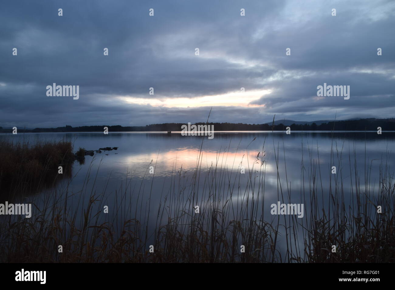 Loch di Skene, Dunecht, Westhill, Aberdeenshire, Foto Stock