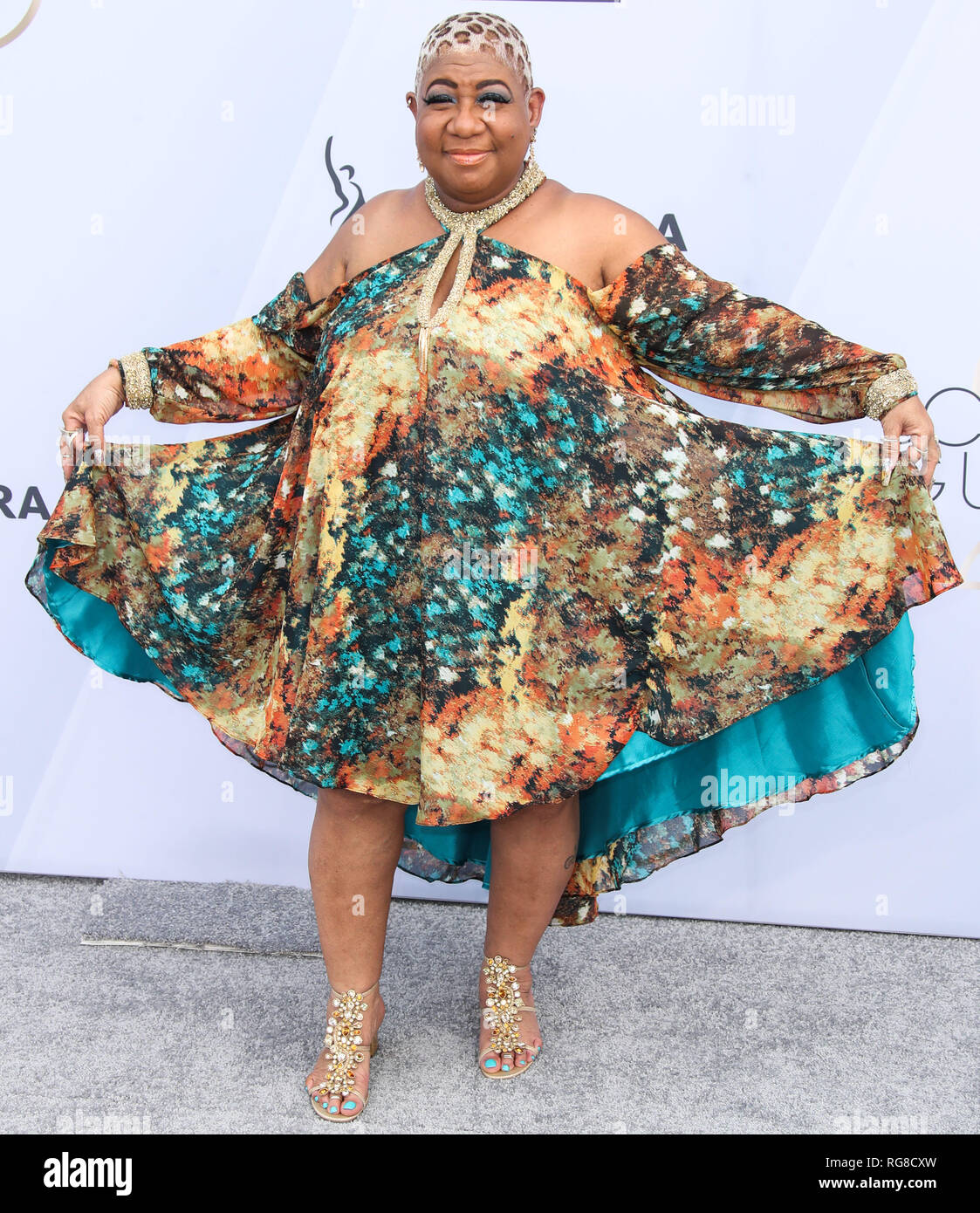 Los Angeles, Stati Uniti. 27 gennaio, 2019. LOS ANGELES, CA, Stati Uniti d'America - 27 gennaio: Luenell arriva alla venticinquesima edizione del Screen Actors Guild Awards tenutosi presso lo Shrine Auditorium on gennaio 27, 2019 a Los Angeles, California, Stati Uniti. (Foto di Xavier COLLIN/Image Press Agency) Credito: Image Press Agency/Alamy Live News Foto Stock