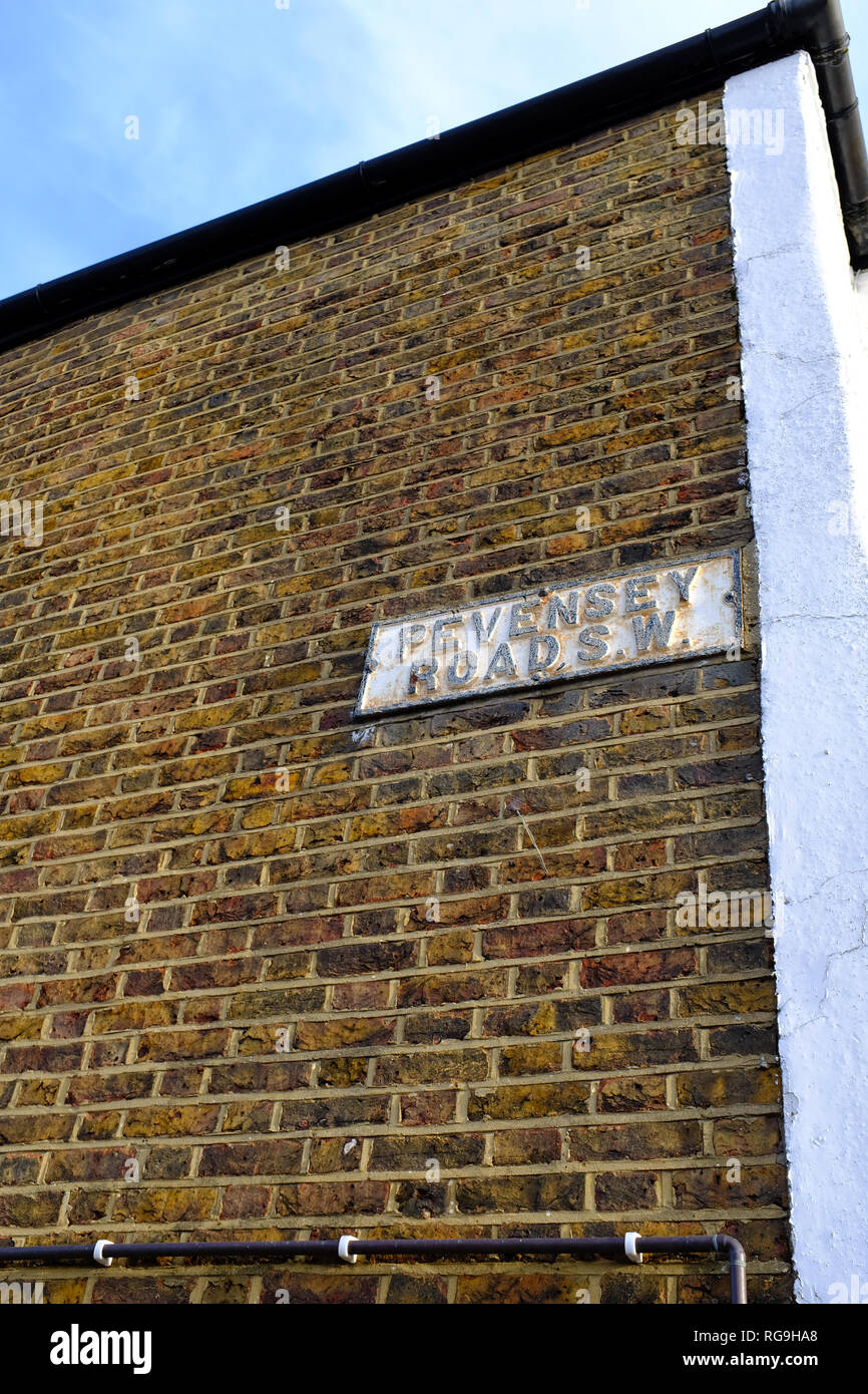 Pevensey Road Tooting London REGNO UNITO Foto Stock