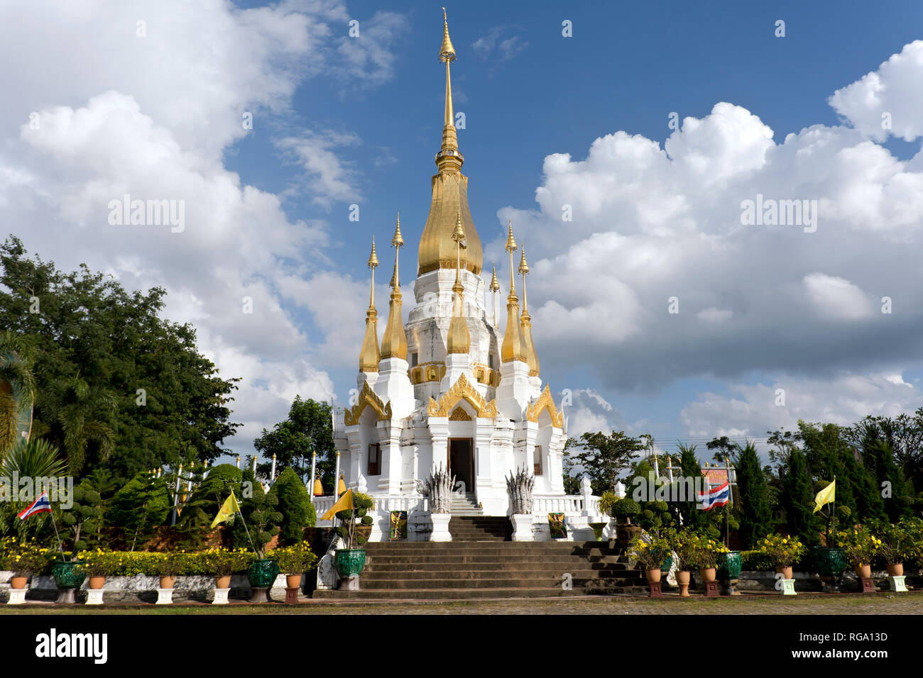 Thailandia, Ubon Ratchathani, Wat Tham Khuha Sawan Amphoe Khong chiam Foto Stock