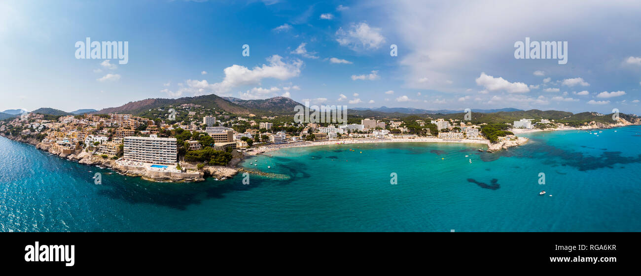 Isole Baleari Spagna, Mallorca, Regione Calvia, Costa de la Calma, Peguera, Cala Fornells Foto Stock