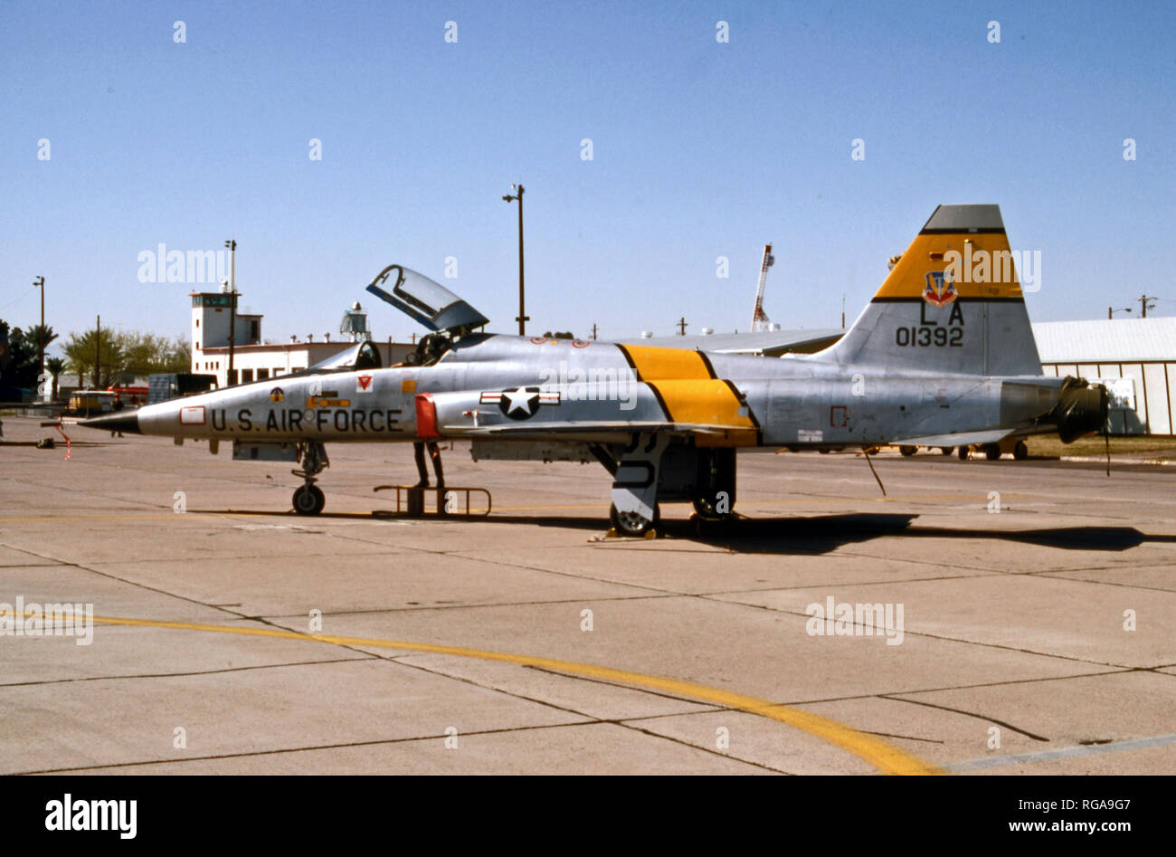 Il USAF United States Air Force Northrop F-5un combattente per la libertà Foto Stock