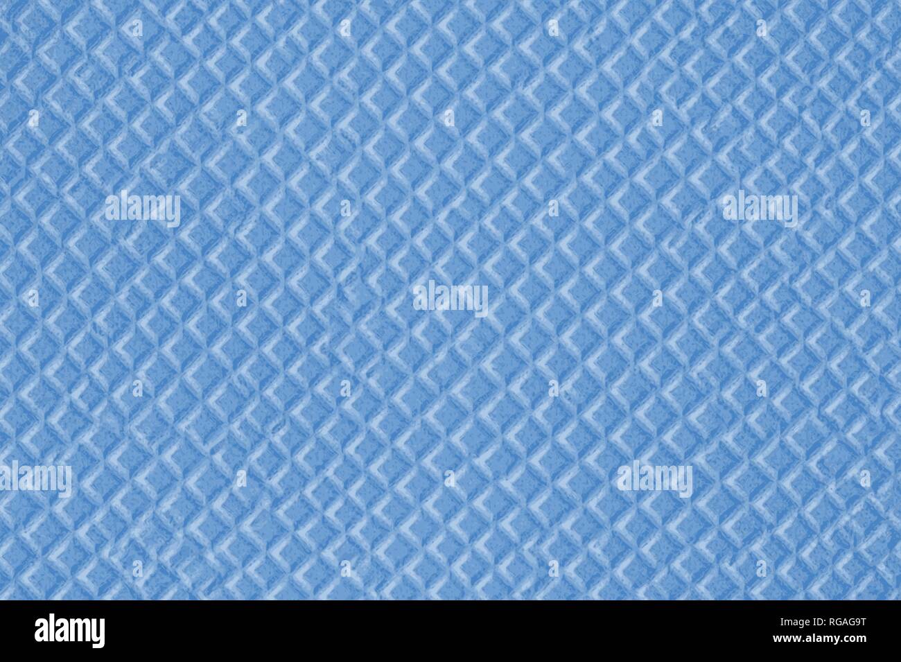 Texture Blu di Blu waffle fatti di piccoli diamanti Foto Stock
