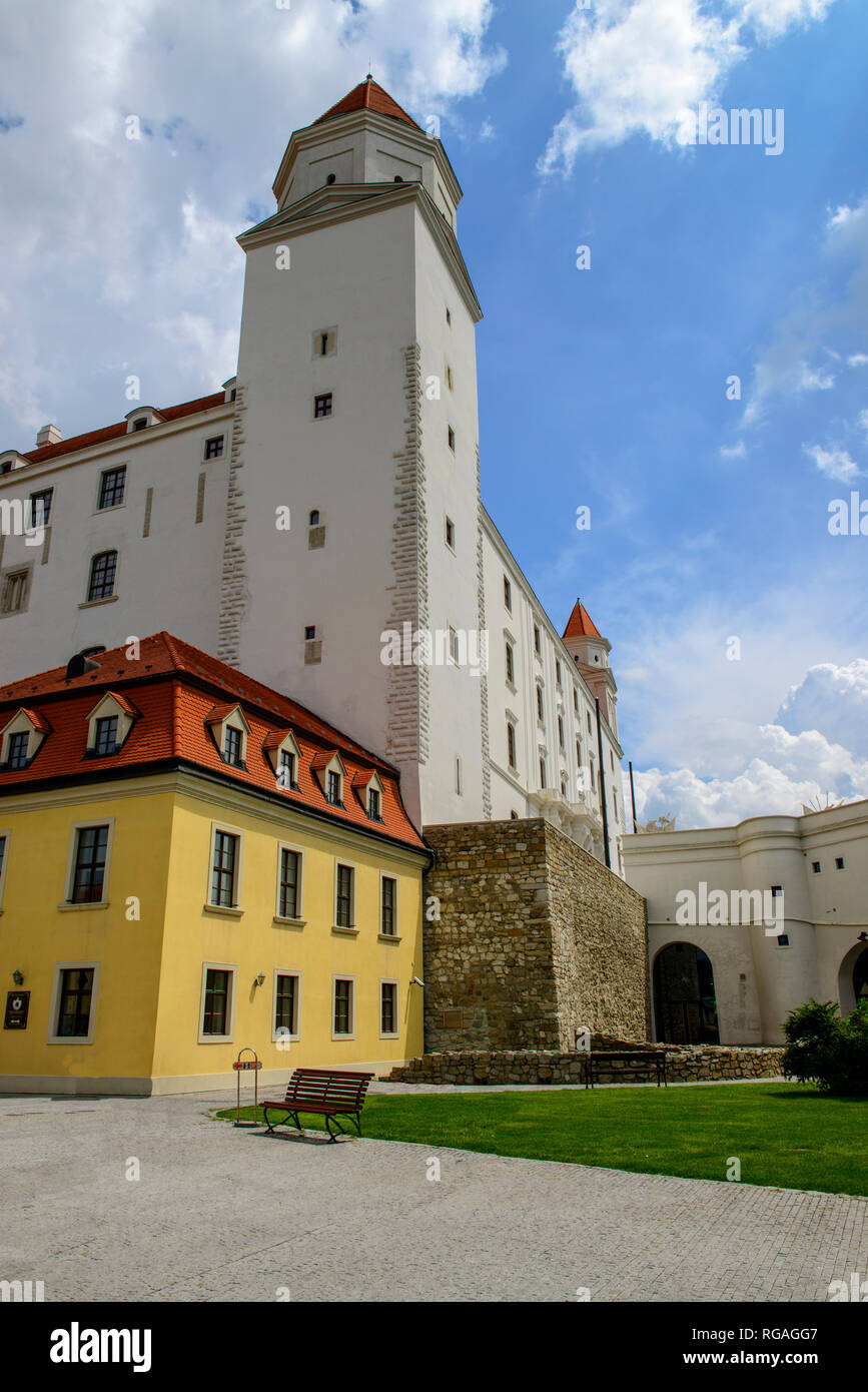 La Slovacchia, Bratislava, il castello di Bratislava Foto Stock