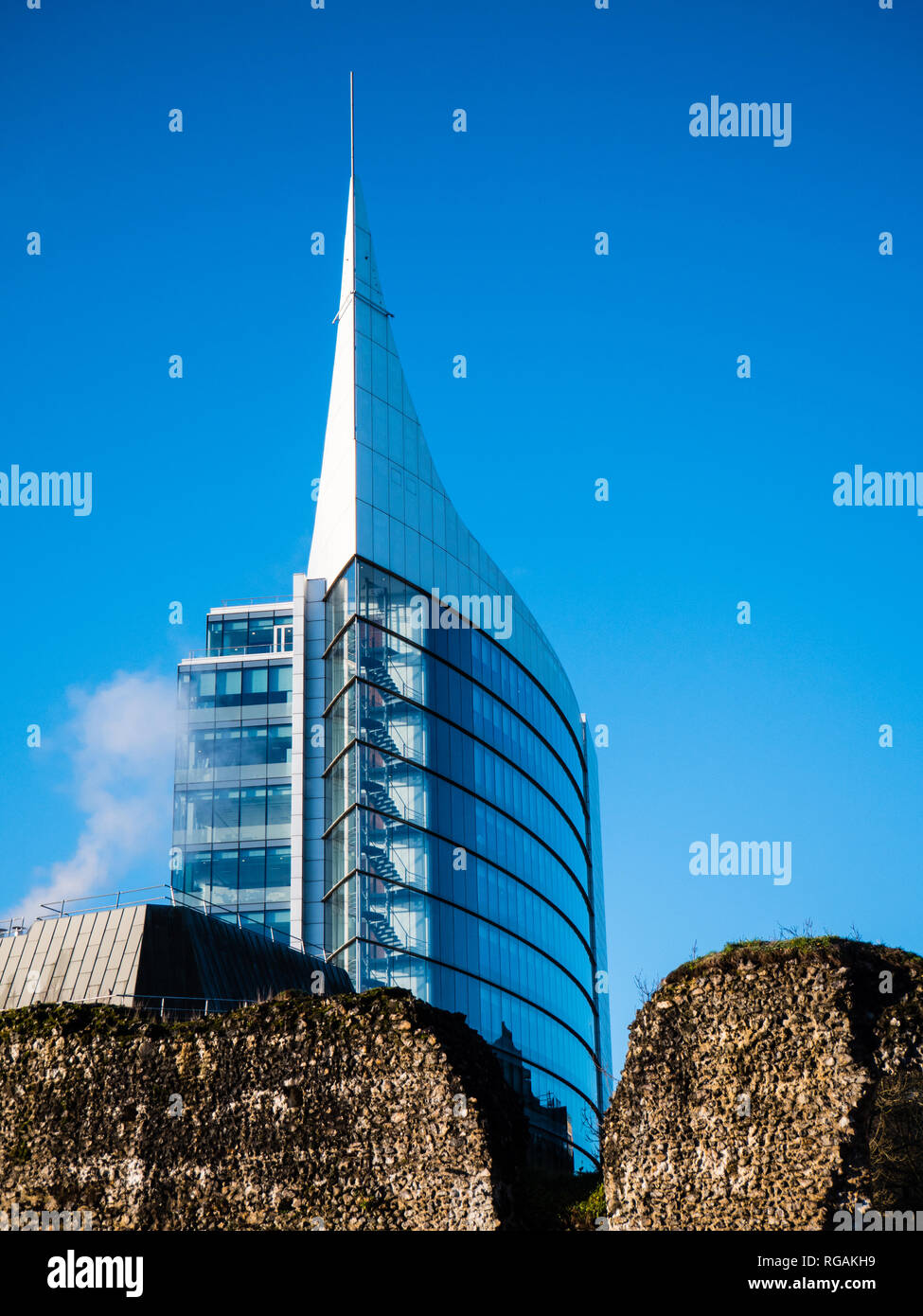 La lama, Abbazia di lettura, Grandi rovinato Abbazia Abbazia di lettura distretto, Reading, Berkshire, Inghilterra, Regno Unito, GB. Foto Stock