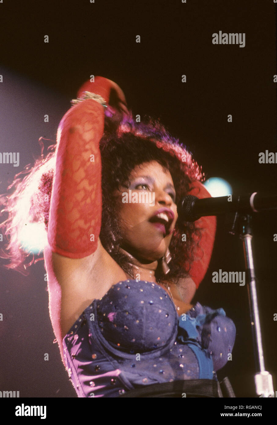 CHAKA KHAN cantante americana circa 1987 Foto Stock