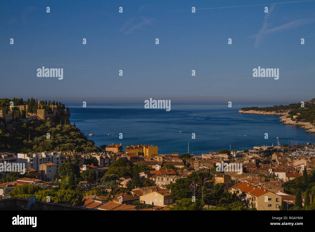 Il sud della Francia costa Foto Stock