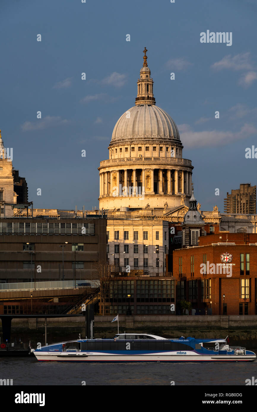 La Cattedrale di Saint Paul, Londra, Inghilterra Foto Stock