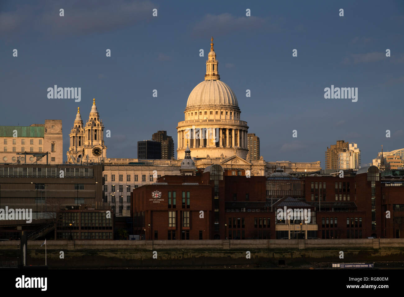 La Cattedrale di Saint Paul, Londra, Inghilterra Foto Stock