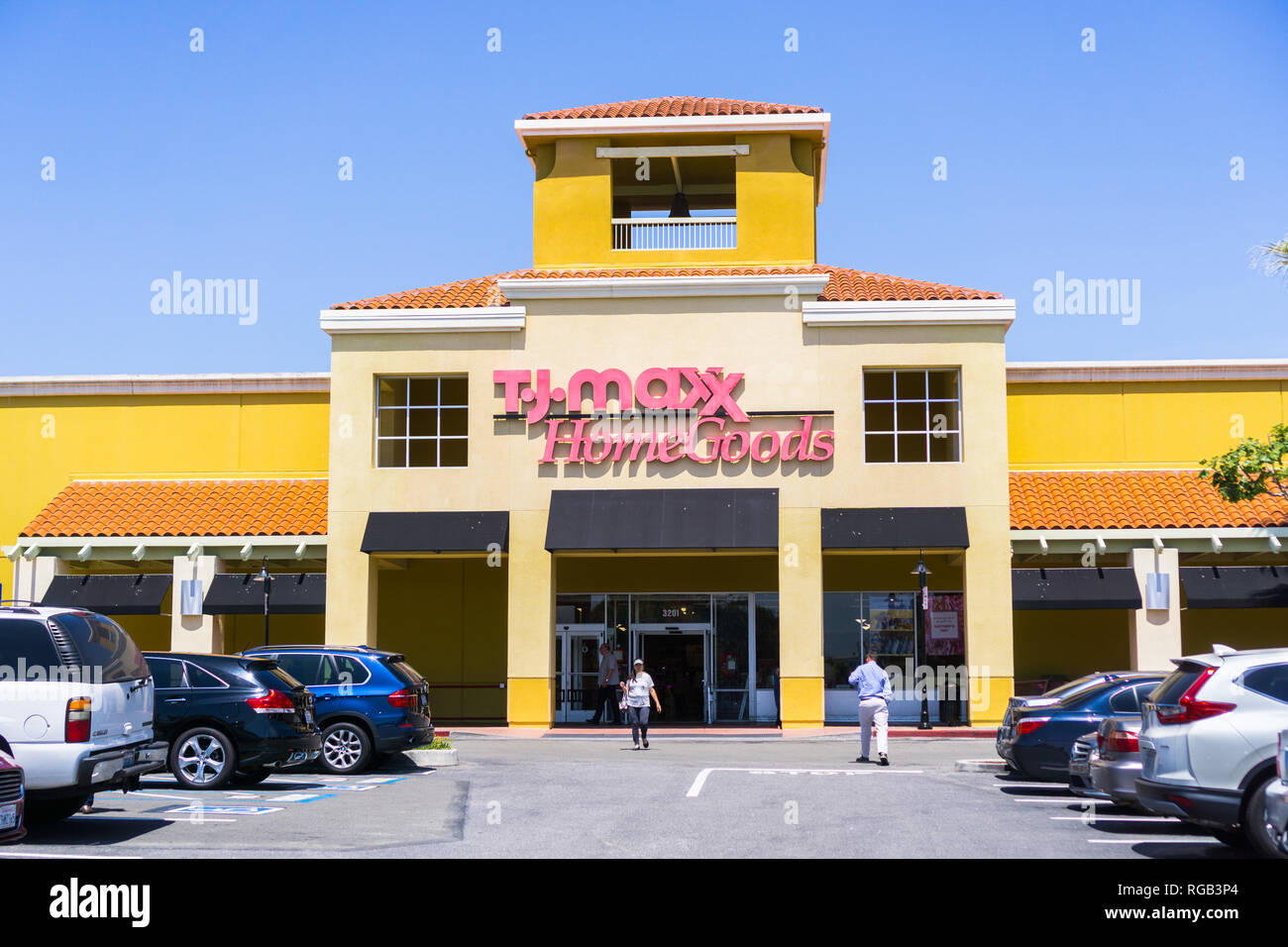 3 maggio 2018 Santa Clara / CA / STATI UNITI D'AMERICA - TjMaxx Home Prodotti store nella parte sud di San Francisco Bay Area Foto Stock