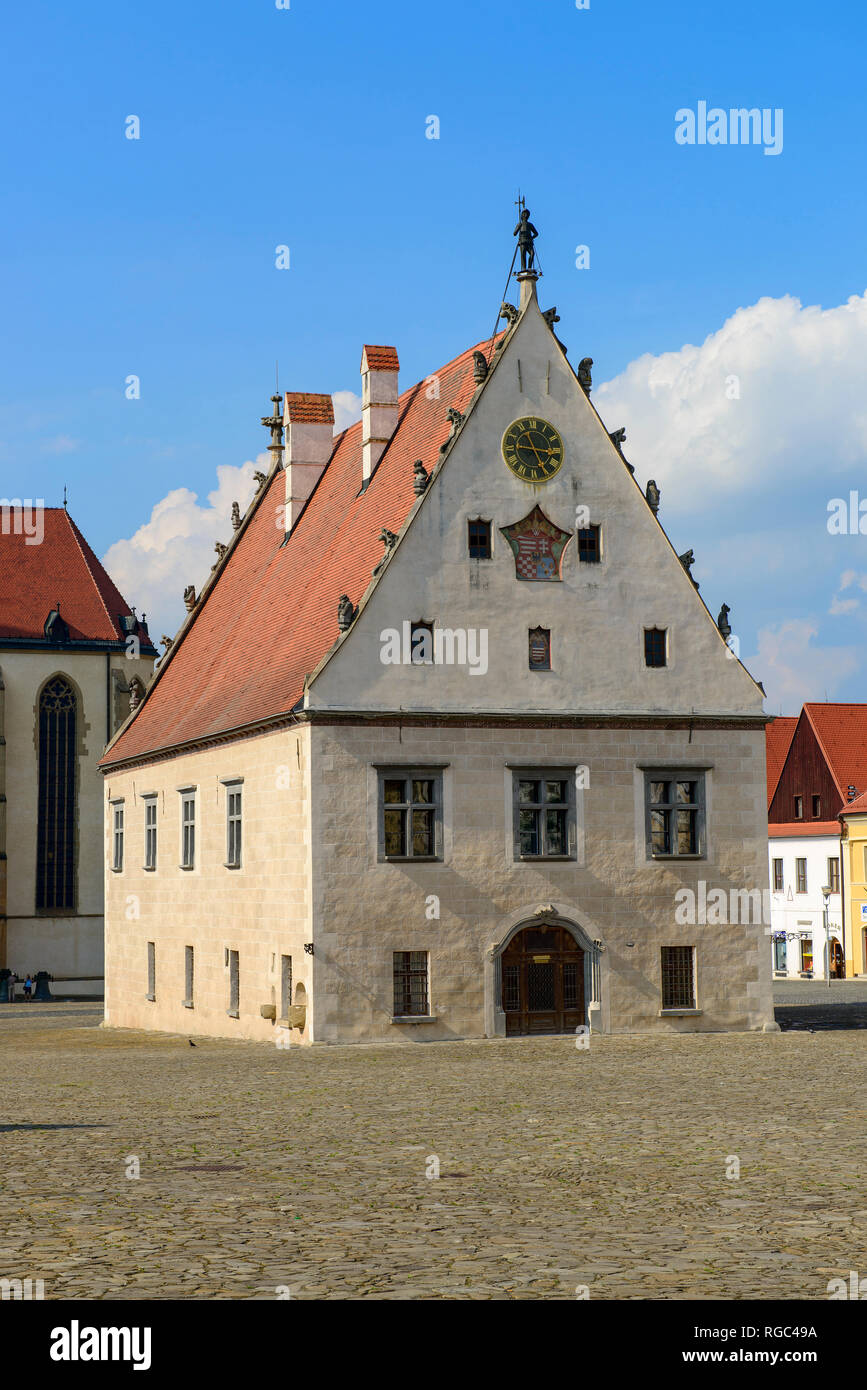 La Slovacchia, Bardejov, il Municipio Foto Stock