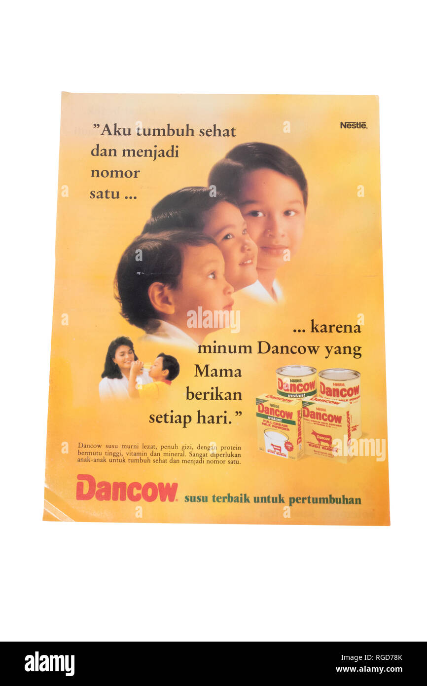 6,26, Milo, Dancow, altre bevande, IndonesianBook Foto Stock