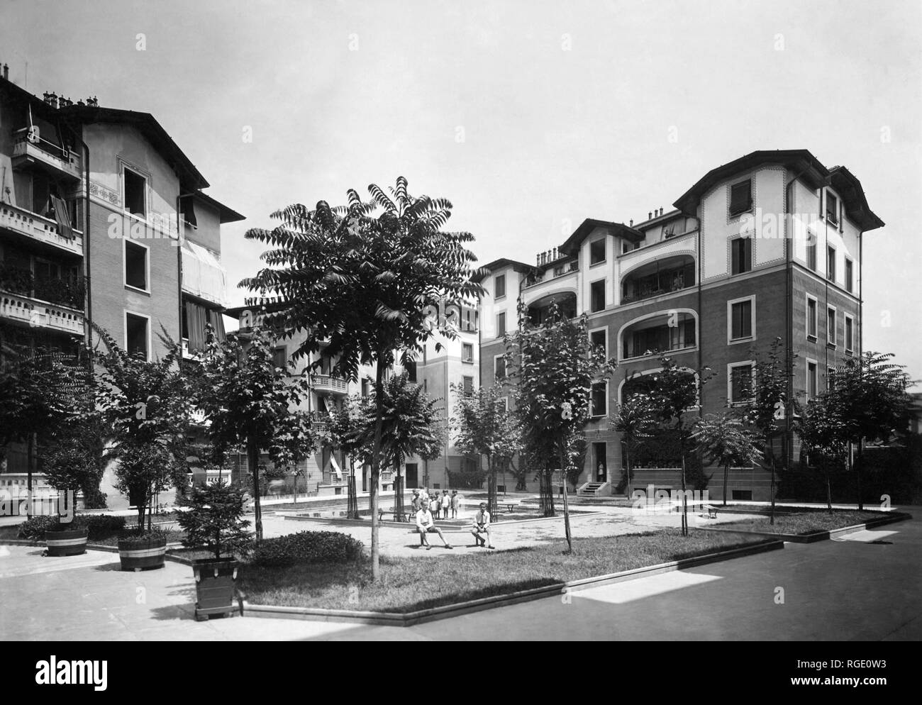 L'Italia, Lombardia, Milano, consiglio case, 1940-1950 Foto Stock