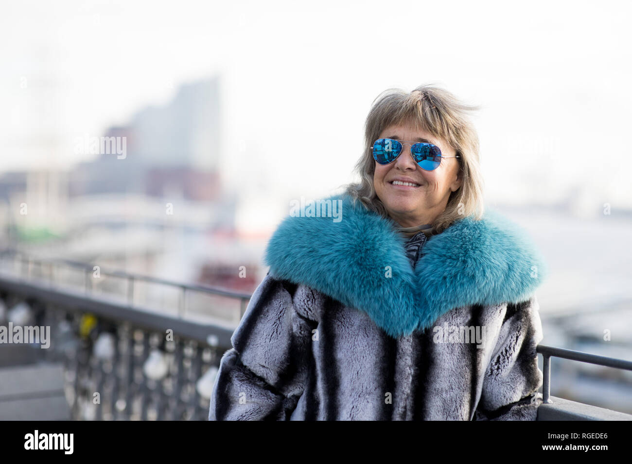 Amburgo, Germania. 29 gen, 2019. Il cantante rock Suzi Quatro presenta il suo nuovo album 'Nessun controllo' in corrispondenza di un evento stampa in Hard Rock Cafe Amburgo alla Landungsbrücken. Credito: Christian Charisius/dpa/Alamy Live News Foto Stock