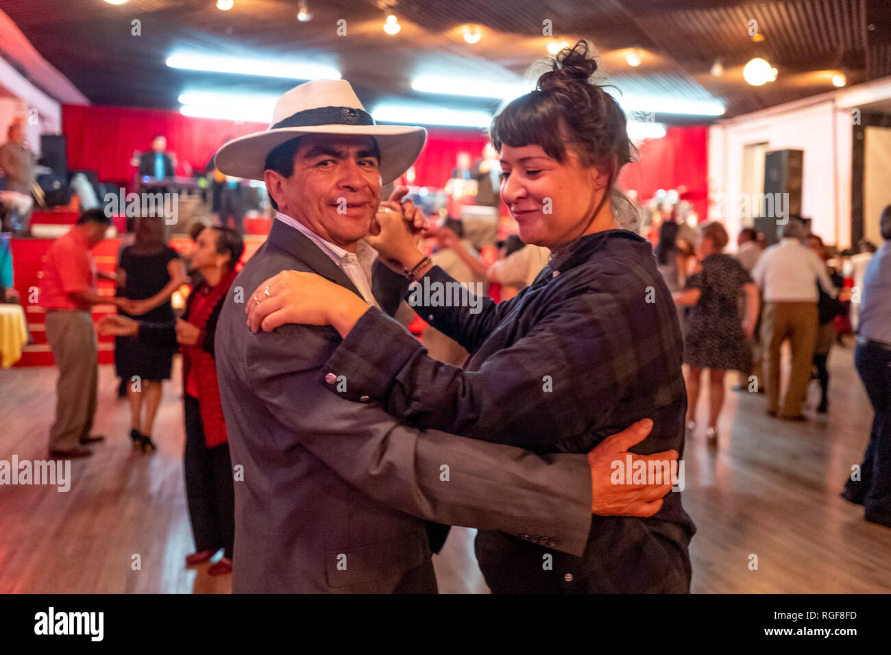 Il salone di Los Angeles dancehall a Città del Messico Foto Stock
