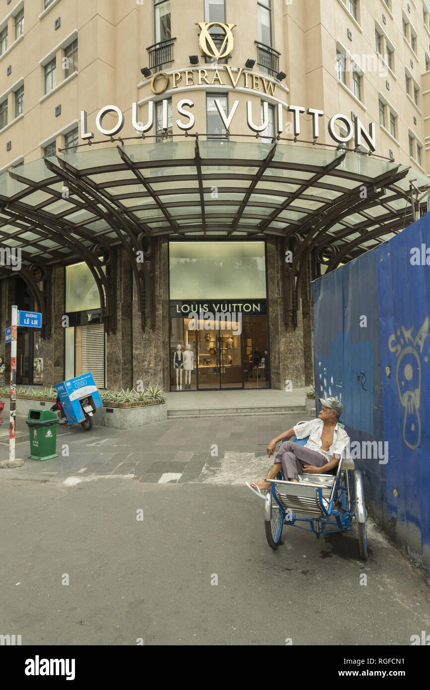 Marchi di lusso in Ho Chi Minh, Vietnam Foto Stock