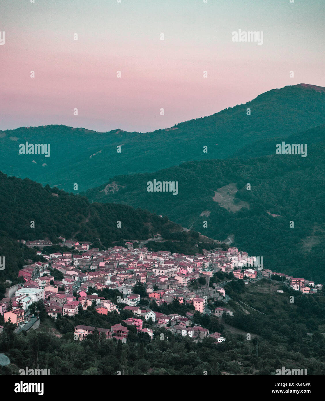 Il Parco Nazionale del Pollino Foto Stock