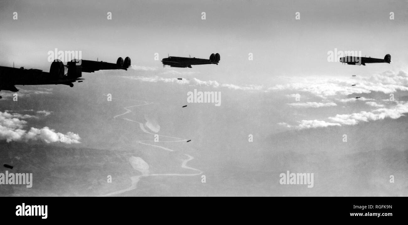La seconda guerra mondiale, Air Force, combattenti 1940 Foto Stock