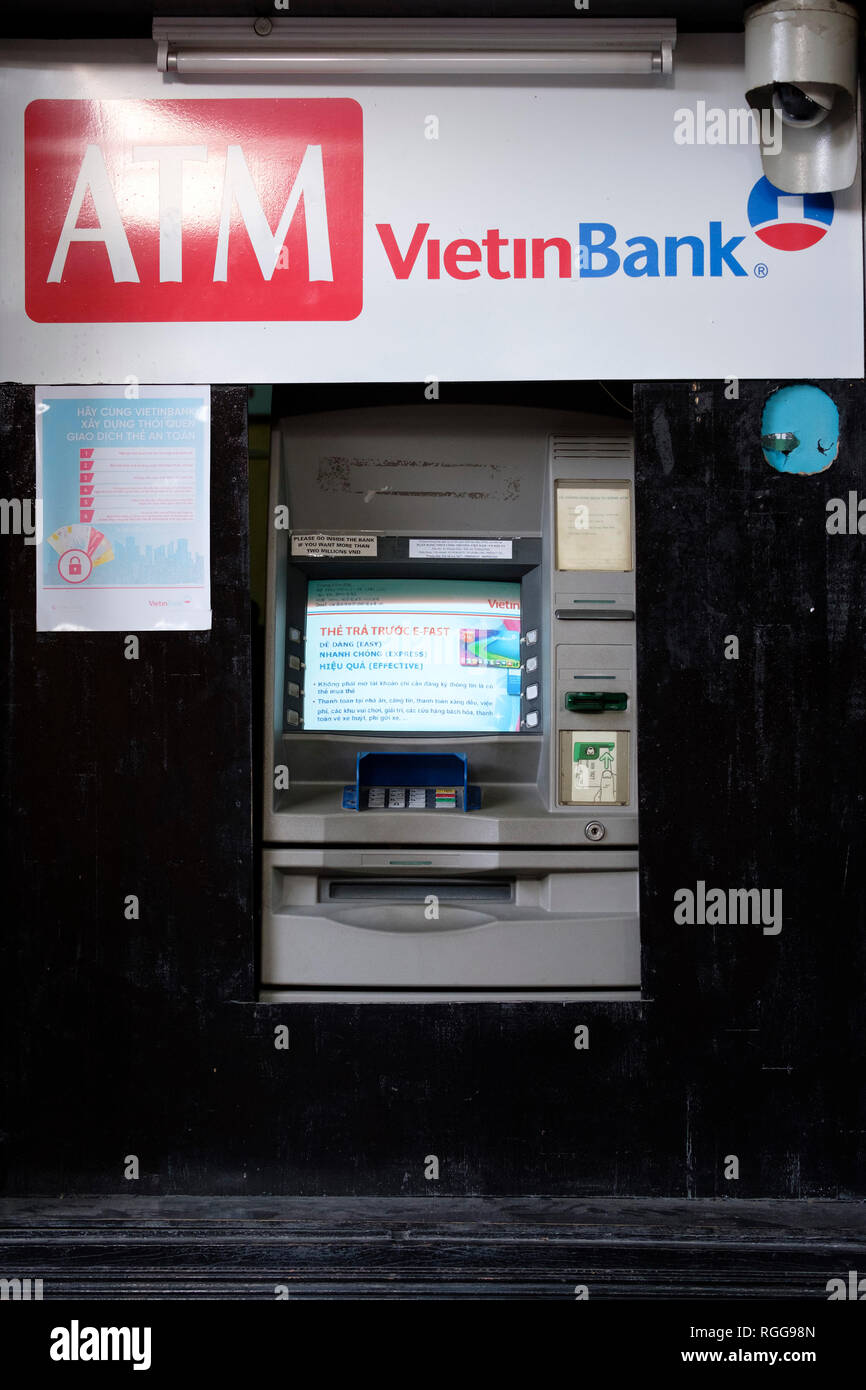 VietinBank ATM in Vietnam, in Asia Foto Stock
