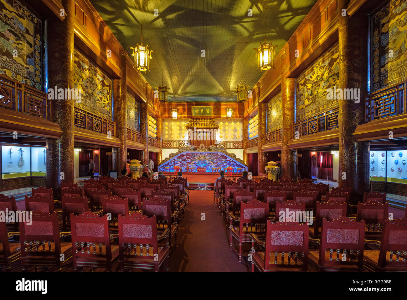 Duyet Thi Duong House Royal Theatre presso la cittadella imperiale di Hue, Vietnam Asia Foto Stock