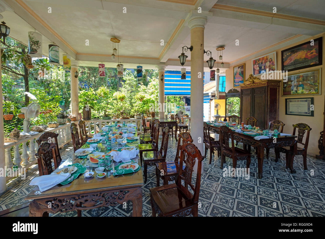 Tinh Gia Vien ristorante, tonalità, Vietnam, Asia Foto Stock