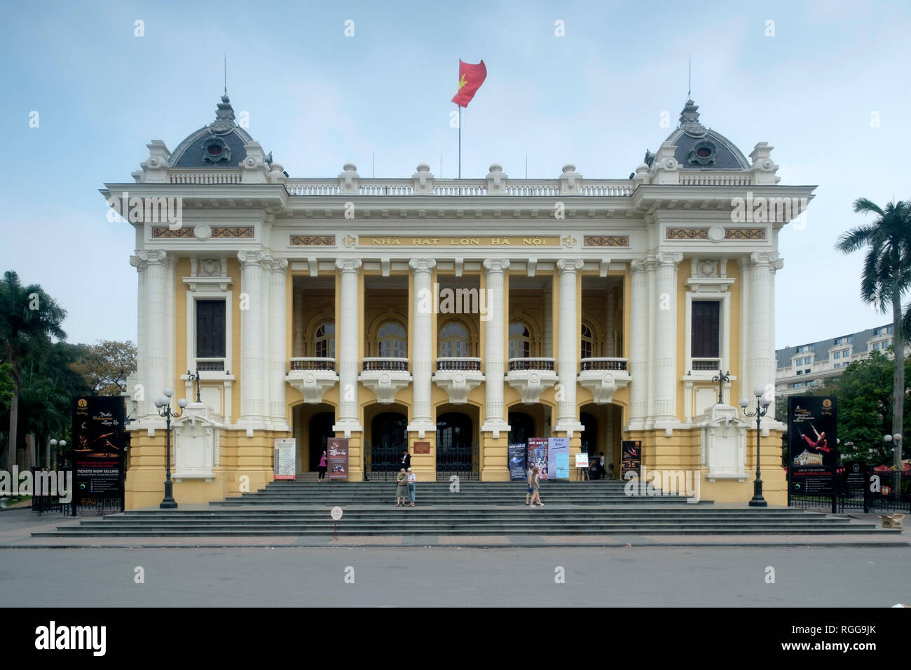 Hanoi Opera House o Grand Opera House di Hanoi, Vietnam Asia Foto Stock