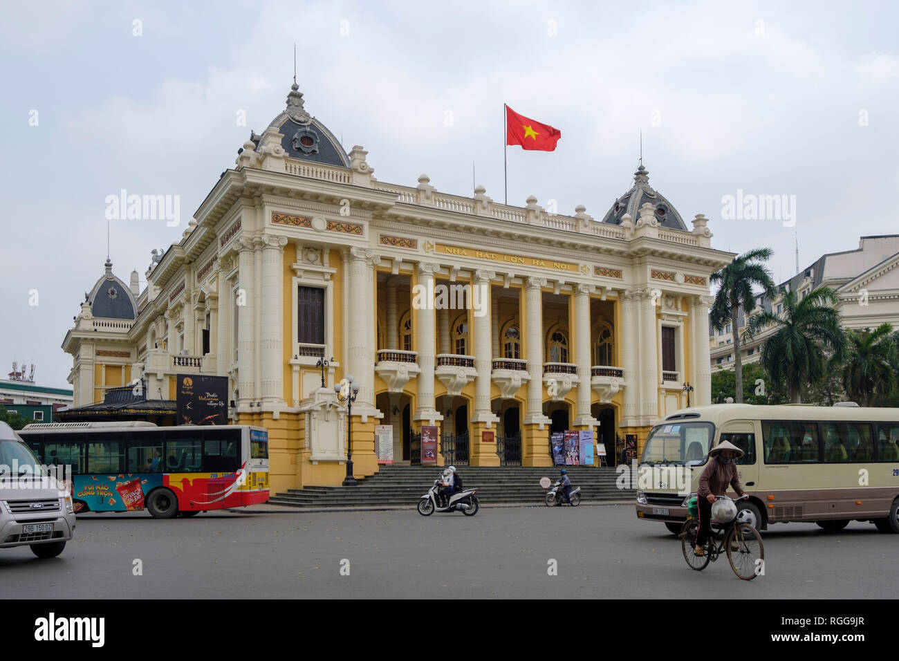 Hanoi Opera House o Grand Opera House di Hanoi, Vietnam Asia Foto Stock