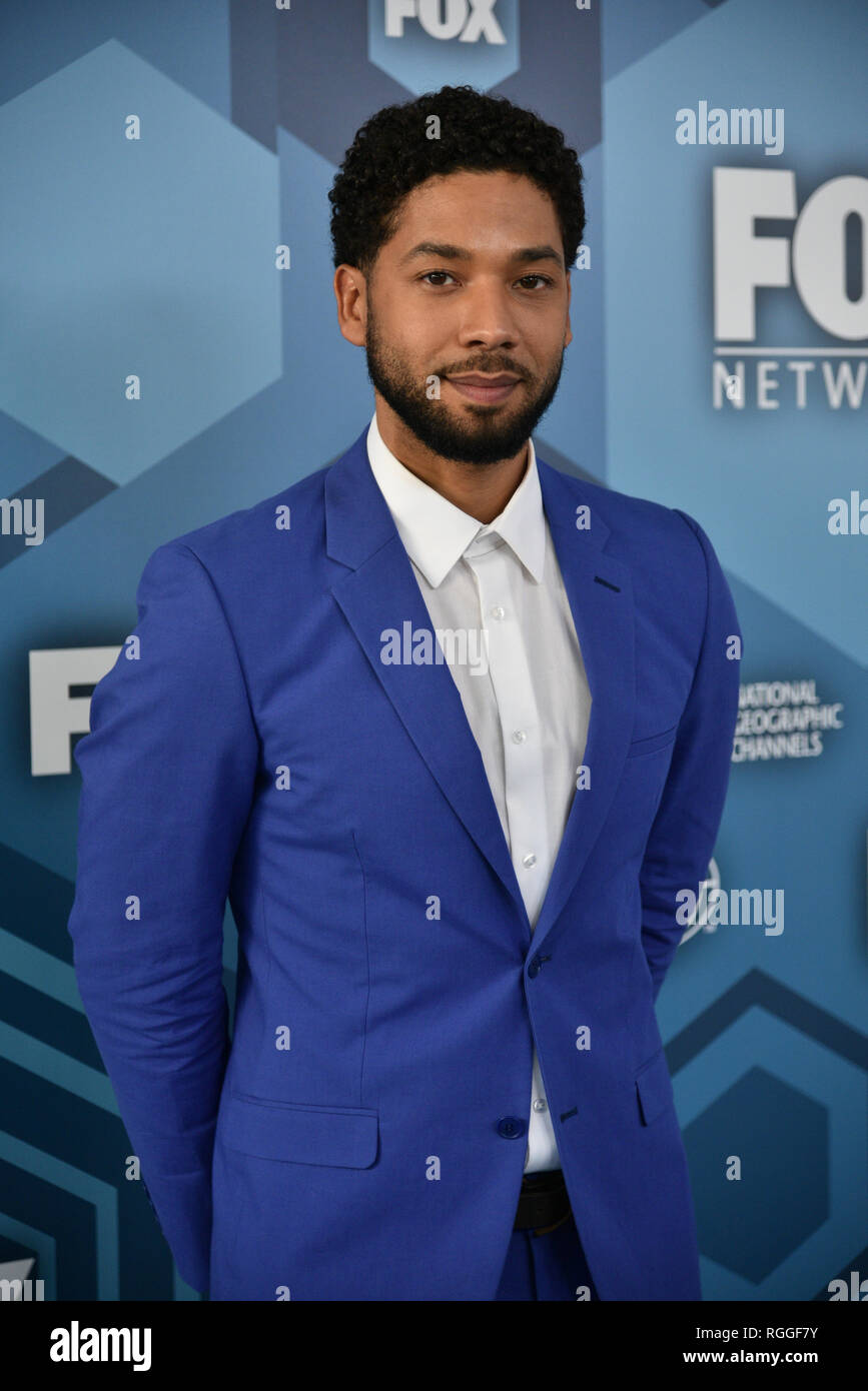Jussie Smollett- Fox iniziali di presentazione, arrivi, New York, Stati Uniti d'America - 16 Maggio 2016 Foto Stock