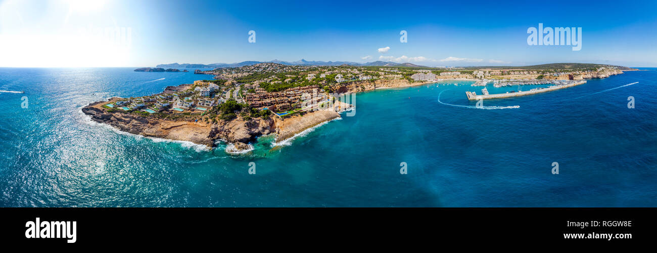 Isole Baleari Spagna, Mallorca, El Toro Port Adriano Foto Stock