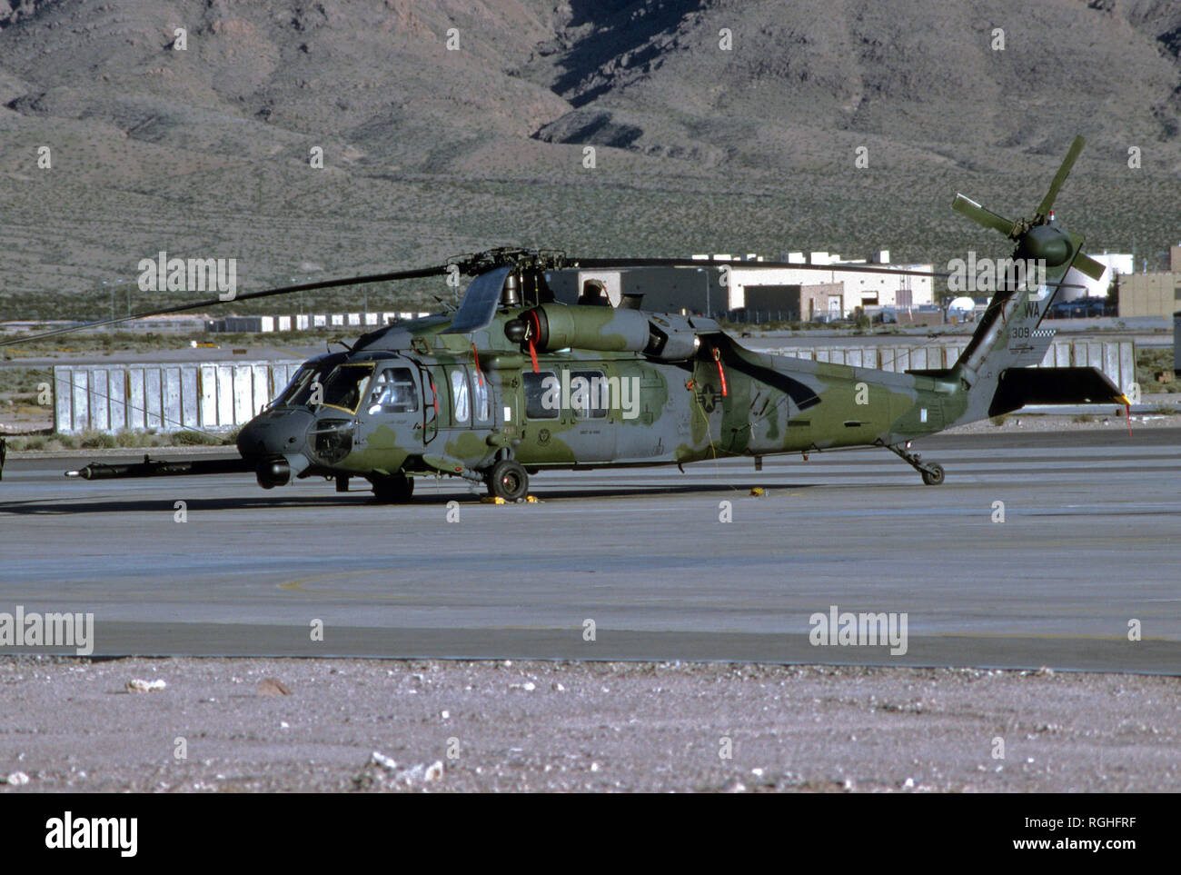 Il USAF United States Air Force Sikorsky HH-60C Pave HawkUSAF United States Air Force Sikorsky HH-60C Pave Hawk Foto Stock
