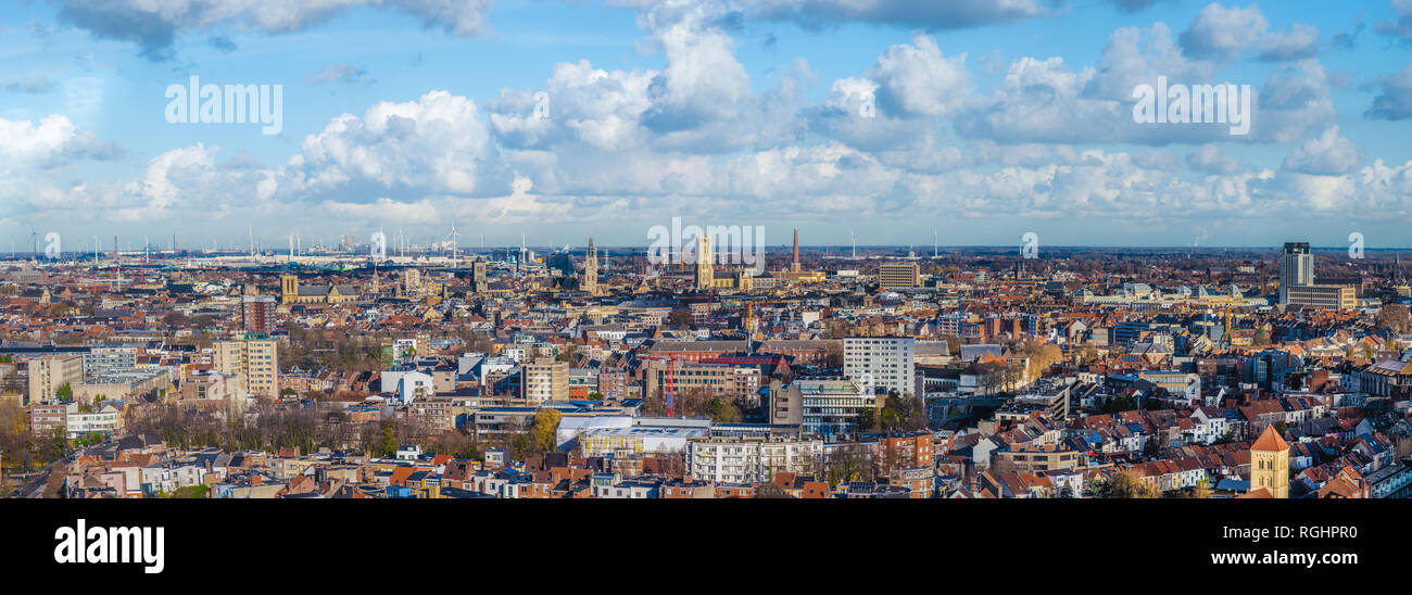 Belgio, Gand, Dicembre 4-2018, Gand è il capoluogo della provincia della Fiandra orientale Foto Stock